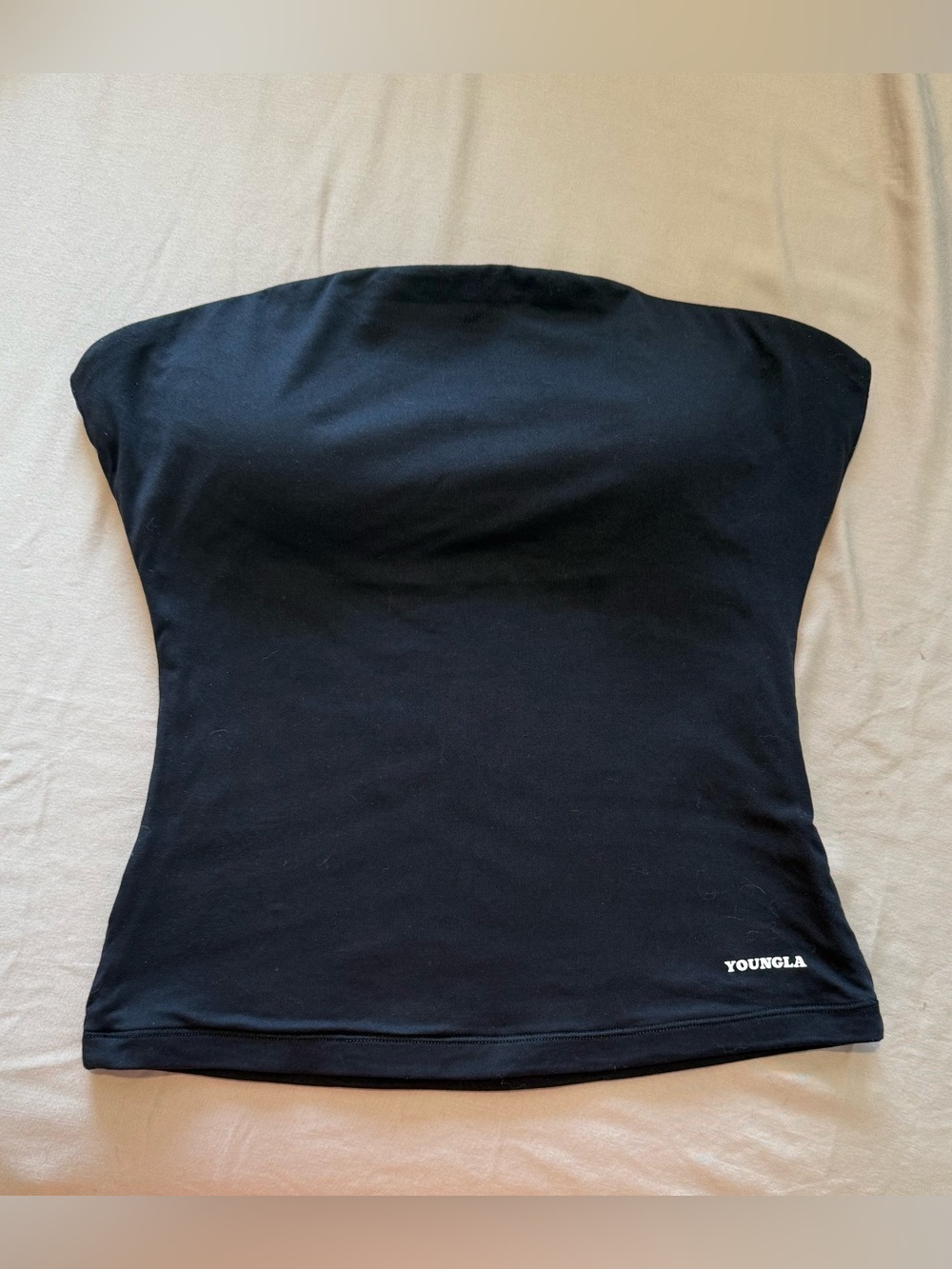 YoungLA BLACK SIZE SMALL TOTALLY TUBULAR TOP (W4307)